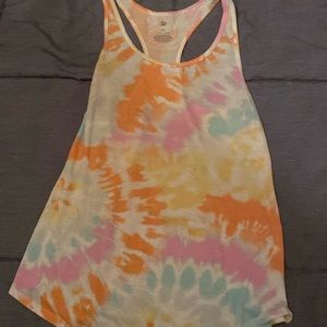 SO Jr’s/Women’s Small Racerback Tank Top multi-color